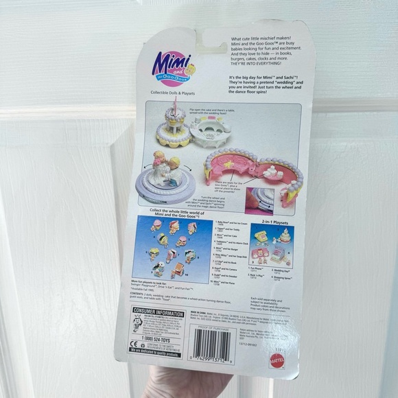 1994 NIP Bluebird Polly Pocket MIMI & The GOO Goos WEDDING DAY Cake RARE HTF - Picture 4 of 4